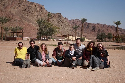 Lab staff working at the timna valley project photo by Liron Narunsky